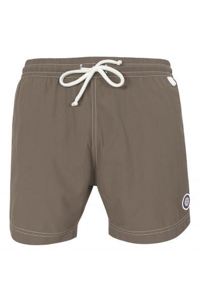 Montauk 2981 - Classic fit | Maillot Short de bain homme taupe uni