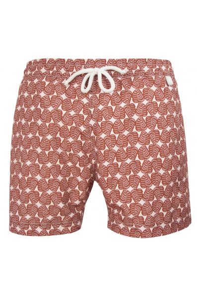 Montauk 813 - Palma | Maillot Short de bain homme chocolat et beige