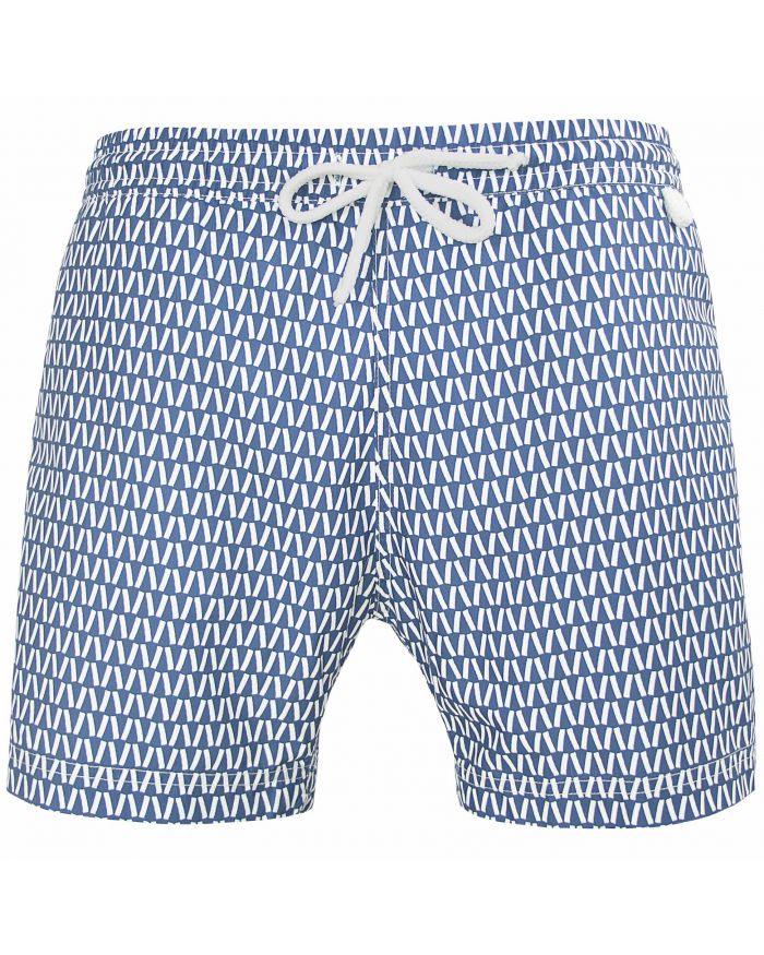 Montauk 805 - Optiv | Maillot Short de bain homme bleu et blanc